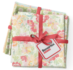 Fabric Fat Quarter Pack SWEET BABY ROSE 16 Fat Quarters Benartex - 16 Different Fat Quarters