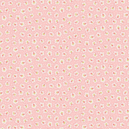 Fabric Layer Cake SWEET BABY ROSE by Dover Hill for Benartex - 10" Quilt Fabric Squares