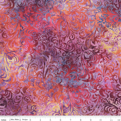Precut Expressions Batik Fabric Charm Pack - Twirl and Swirl Elementals by Riley Blake Designs - 5" Fabric Squares