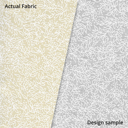 Ecru Quilting Fabric - Vines and Dots Background Fabric - Sold by the Yard