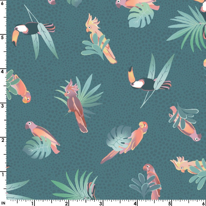 Fat Quarter Bundle Quilt Fabric Wild Side Collection | Maywood Studio - 21 Pieces