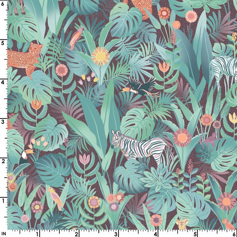 Fat Quarter Bundle Quilt Fabric Wild Side Collection | Maywood Studio - 21 Pieces