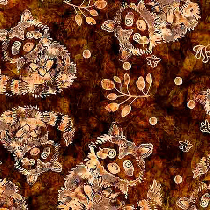 Precut Fabric Fat Quarters Wild Wood by Dan Morris for QT Fabrics - 18 Fat Quarters