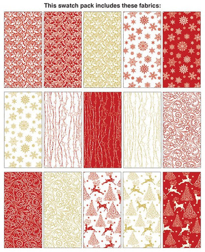 Fabric Layer Cake Deer Festival by Jackie Robinson of Animas Quilts for Benartex - Fabric 10" Quilt Fabric Squares