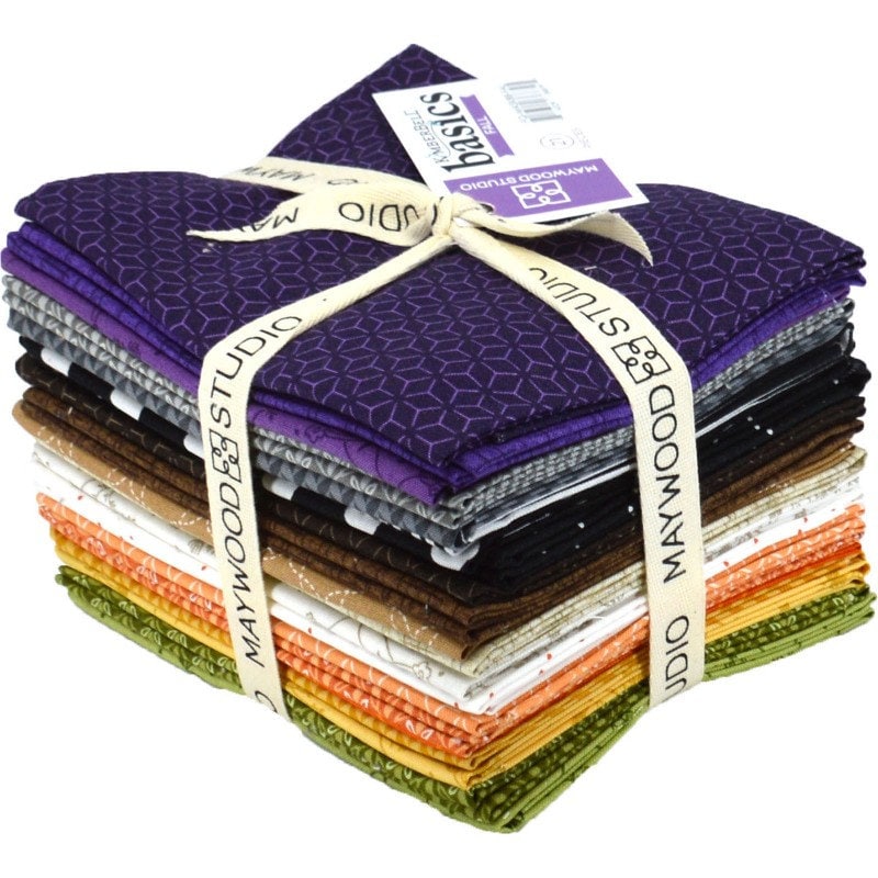 Fabric Fat Quarter Bundle Kimberbell Fall Basics by Kim Christopherson of Kimberbell Designs for Maywood Studio - 21 Fat Quarters