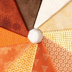 Fabric Fat Quarter Pack PUMPKIN SPICE Elements 10 Fat Quarters by AGF - Art Gallery Fabrics - 10 Different Fat Quarters