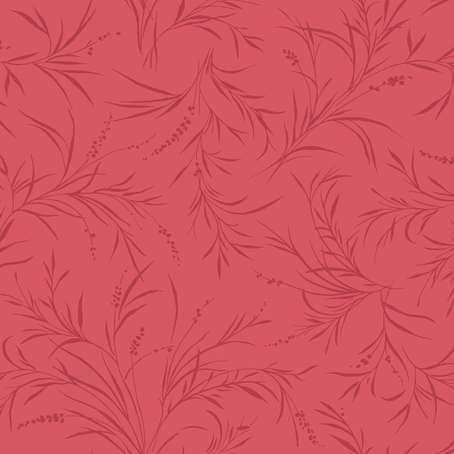 43-44" Wide OPAL ESSENCE FOLIAGE Dark Peach with Pearlescent Quilt Fabric by Maywood Studio - Sold by the Yard