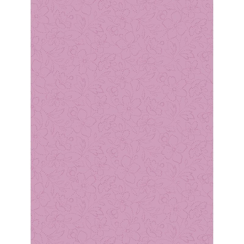 43-44" Wide OPAL ESSENCE FLORAL Pink with Pearlescent Quilt Fabric by Maywood Studio - Sold by the Yard