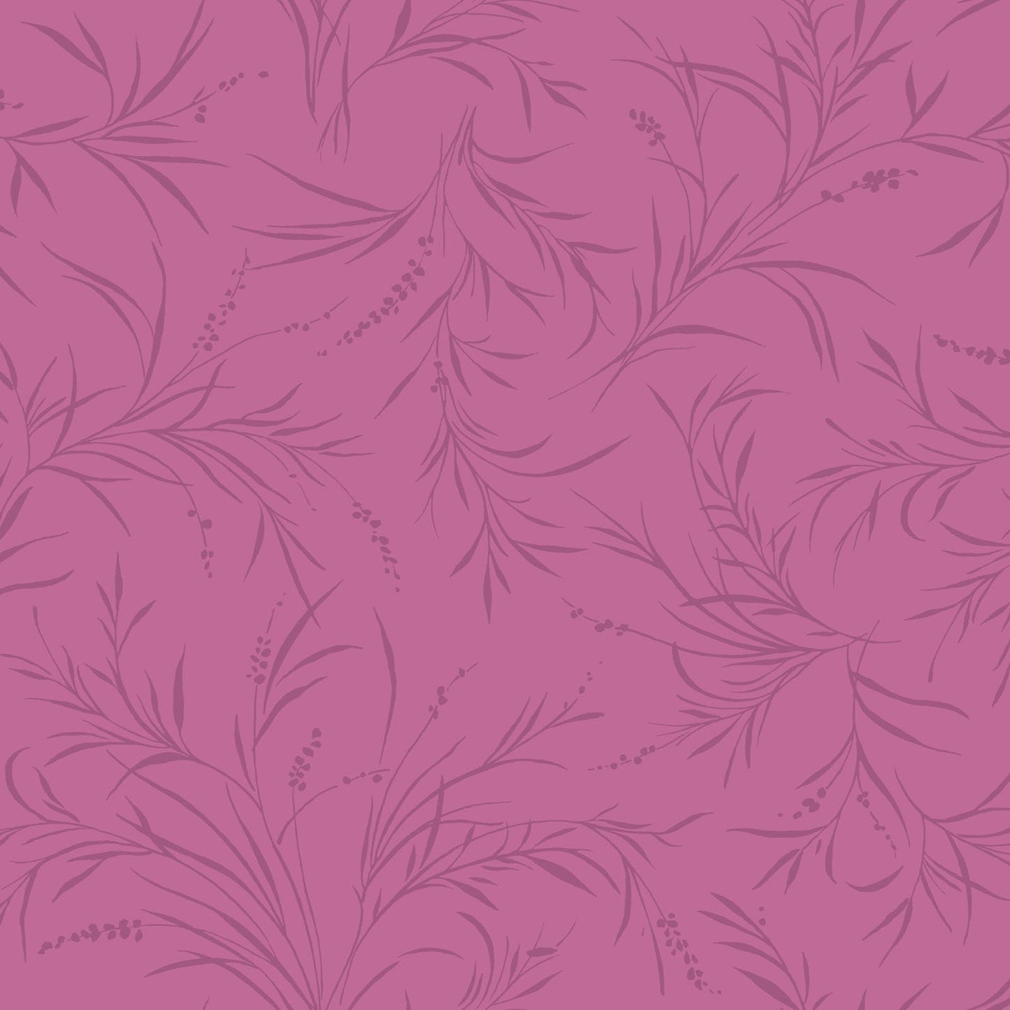 43-44" Wide OPAL ESSENCE FOLIAGE Dark Pink with Pearlescent Quilt Fabric by Maywood Studio - Sold by the Yard