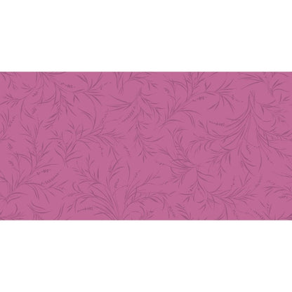 43-44" Wide OPAL ESSENCE FOLIAGE Dark Pink with Pearlescent Quilt Fabric by Maywood Studio - Sold by the Yard