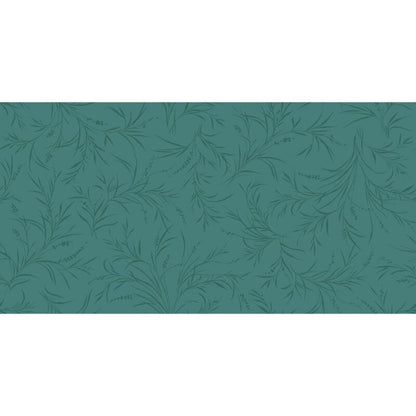 43-44" Wide OPAL ESSENCE FOLIAGE Dark Teal Blue with Pearlescent Quilt Fabric by Maywood Studio - Sold by the Yard