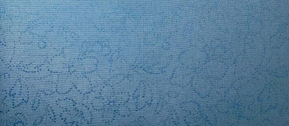 43-44" Wide OPAL ESSENCE FLORAL Blue on Blue Pearlescent Quilt Fabric by Maywood Studio - Sold by the Yard