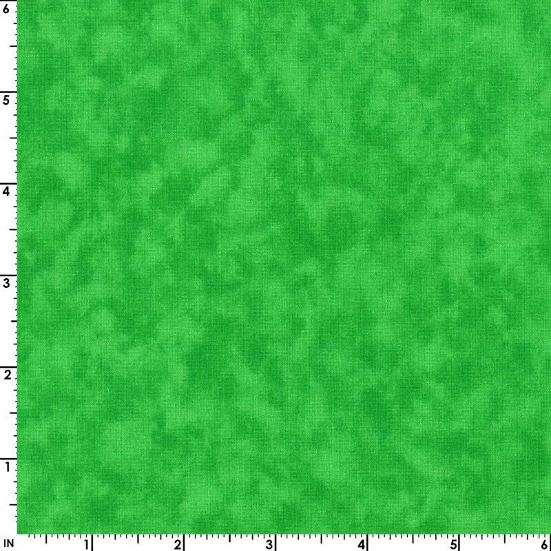 43-44" Wide CLOUD NINE Made in the USA Bright Green Tonal Quilt Fabric - Sold by the Yard