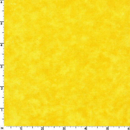 43-44" Wide CLOUD NINE Made in the USA Bright Yellow Tonal Quilt Fabric - Sold by the Yard