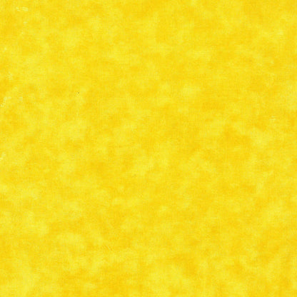 43-44" Wide CLOUD NINE Made in the USA Bright Yellow Tonal Quilt Fabric - Sold by the Yard