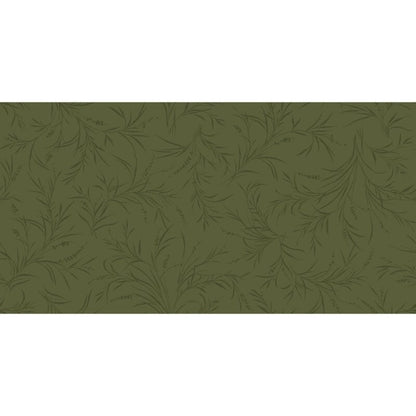 43-44" Wide OPAL ESSENCE FOLIAGE Dark Green with Pearlescent Quilt Fabric by Maywood Studio - Sold by the Yard