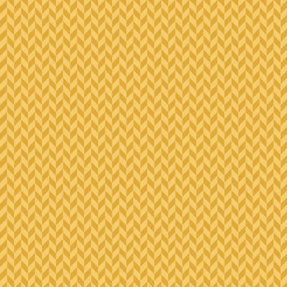 43-44" Wide KIMBERBELL BASICS HERRINGBONE Sunshine Gold Tonal Quilt Fabric for Maywood Studio - Sold by the Yard