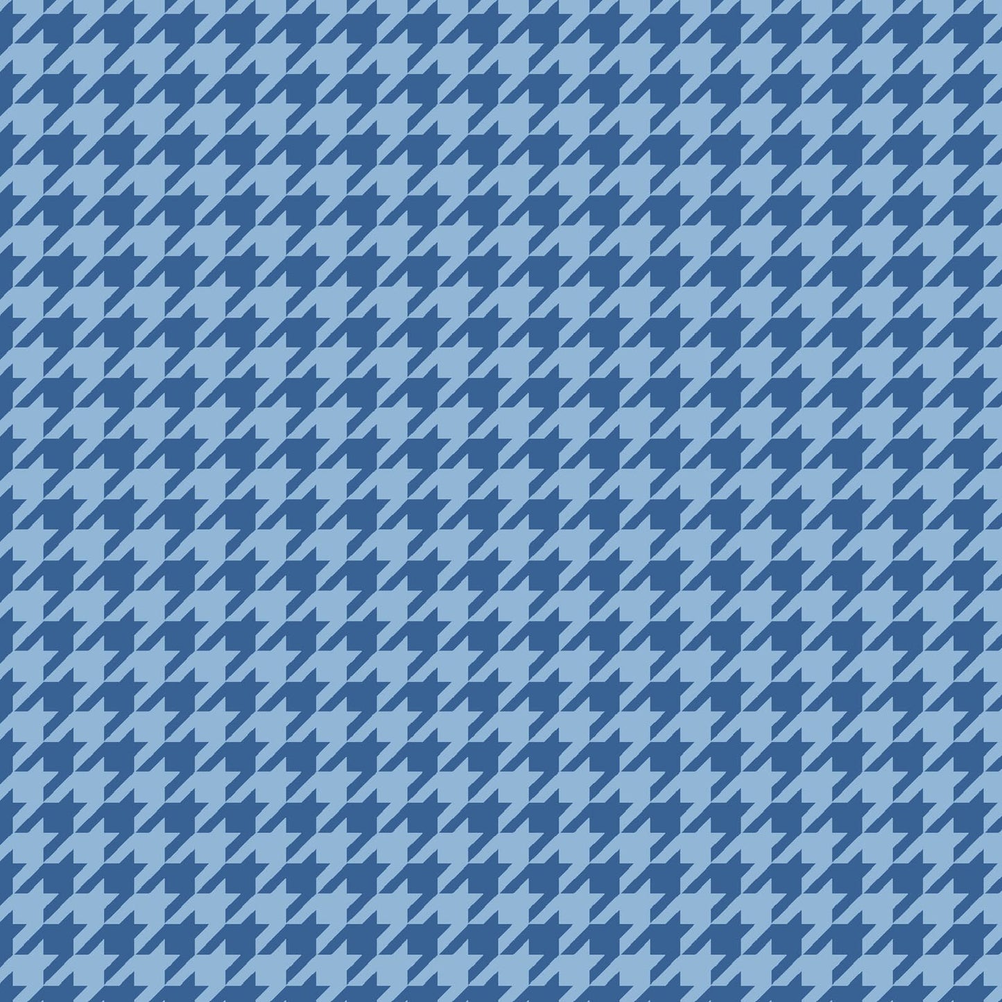 43-44" Wide KIMBERBELL BASICS HOUNDSTOOTH Blue Tonal Quilt Fabric for Maywood Studio - Sold by the Yard