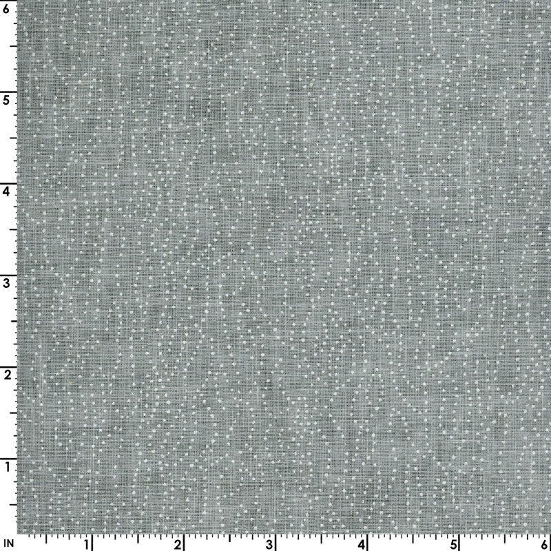 43-44" Wide QUILTER'S WHITE Tone on Tone by Galaxy - Tiny Wavy Dots White on White Tonal Quilt Fabric - Sold by the Yard