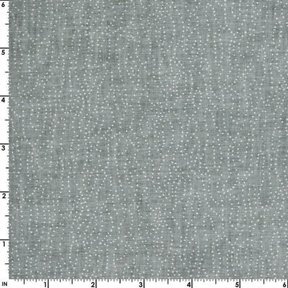 43-44" Wide QUILTER'S WHITE Tone on Tone by Galaxy - Tiny Wavy Dots White on White Tonal Quilt Fabric - Sold by the Yard