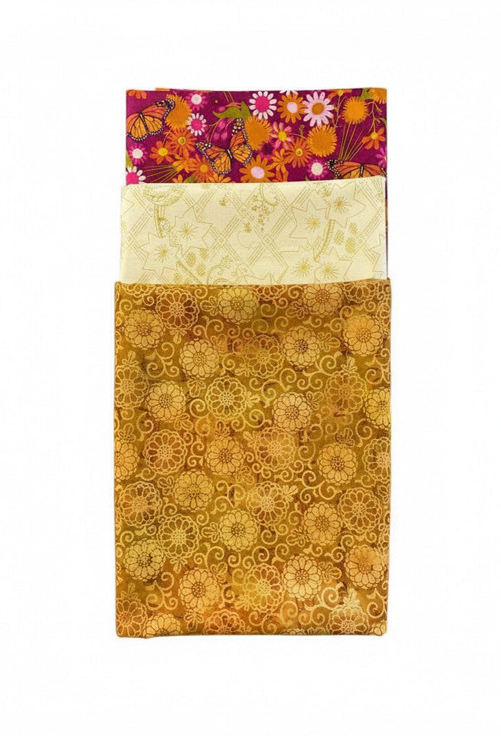 Quilt Kit | The Magic of 3-Yard Quilts Book | 3 Yards of Coordinating Fabric