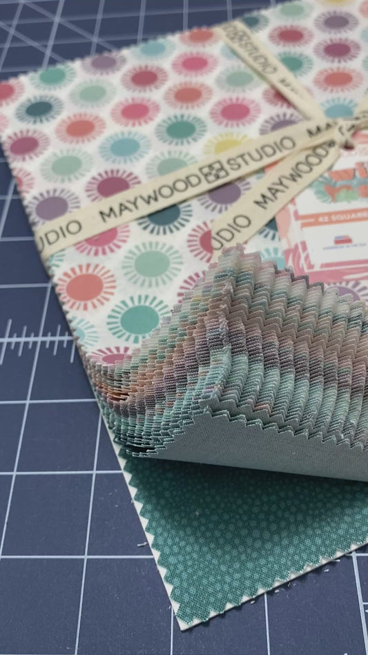 Layer Cake Wild Side Quilt Fabric Collection | Maywood Studio - 10" Squares