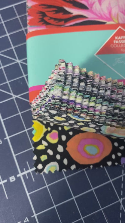 Precut Fabric Charm Pack Polaris Classics Plus by Kaffe Fassett for Free Spirit Fabrics - 5" Fabric Squares